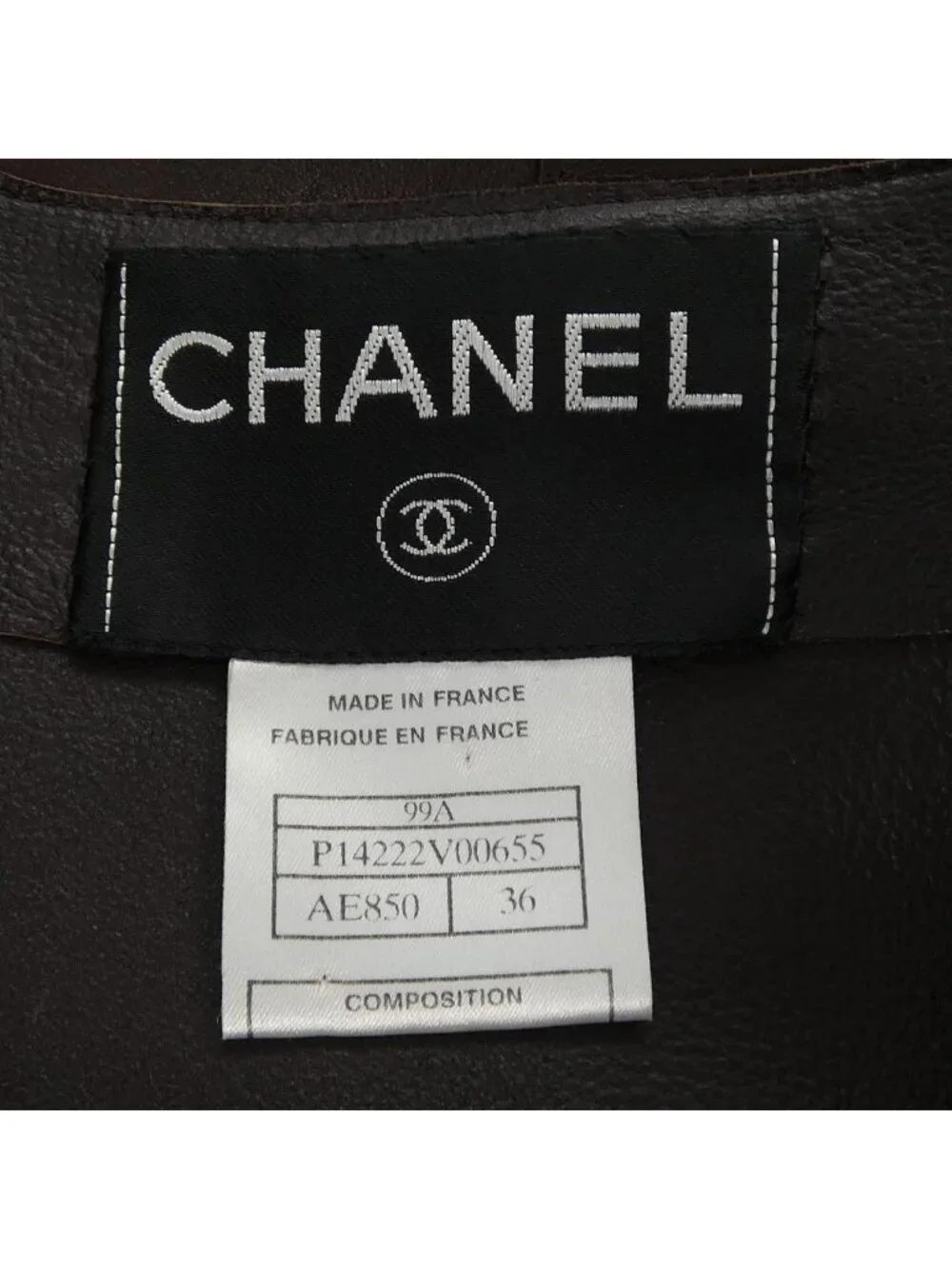Chanel Vintage Leather Coat